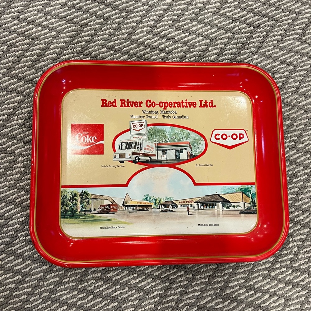 Vintage 80’s Coca Cola tray